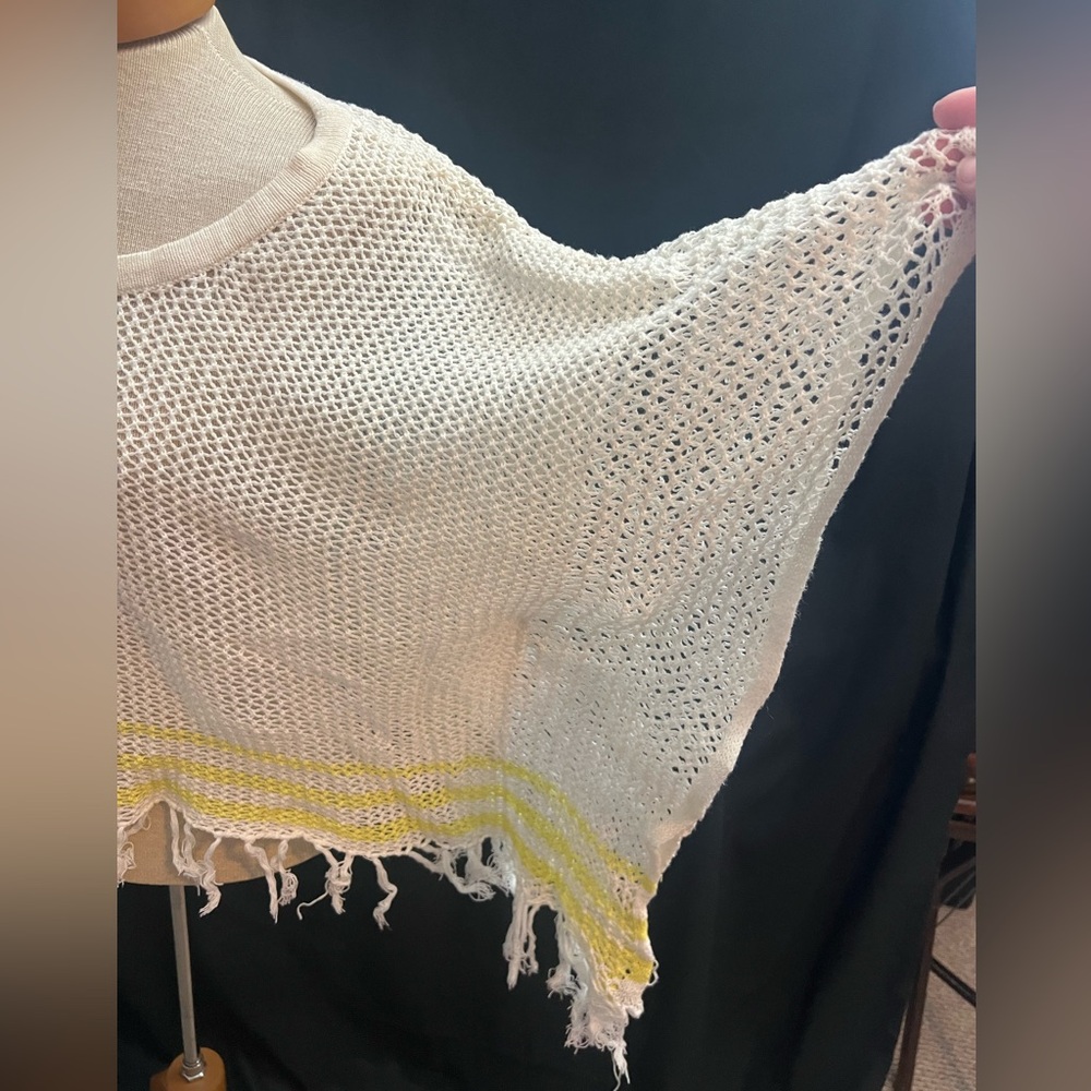 BILLABONG Womens Top Ivory Pullover Beach Swim Cover Up Tunic Size S/M - Picture 6 of 6